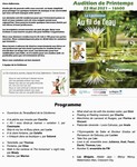 [Programme de l'Audition de Printemps]